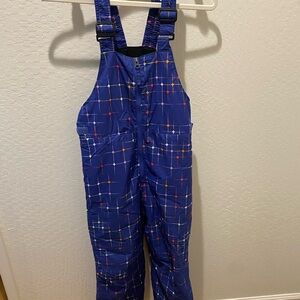 Kids Blue Snow Overalls